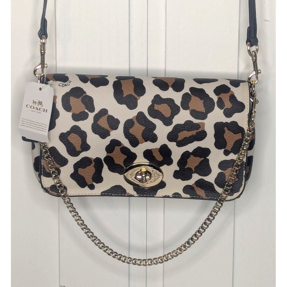 Coach Leopard (Ocelot) Print Mini Ruby Crossbody … - image 3